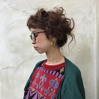 カラー パーマ ヘアアレンジ 追立 優稀のヘアスタイル