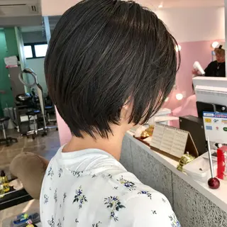 ショート 所渉/韓国レイヤー /ウルフカットのヘアスタイル