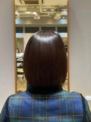 ショート カラー パーマ 縮毛矯正/レイヤー 🌙ひかるのヘアスタイル