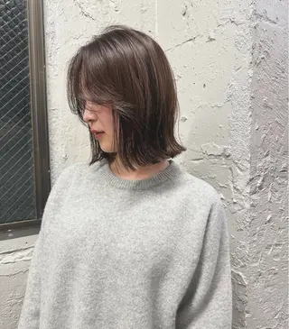 ショート ボブ/顔周りレイヤー 似合わせcut🪽のヘアスタイル