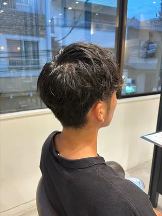 ミディアム メンズ CLAPS 弘明寺店所属・さが るかのヘアスタイル