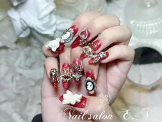 ネイル E.N🦋 長さ出し/持ち込みのネイルデザイン