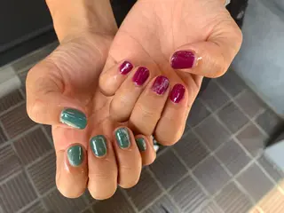 ネイル nail room clear. パラジェル所属・sode shioriのネイルデザイン