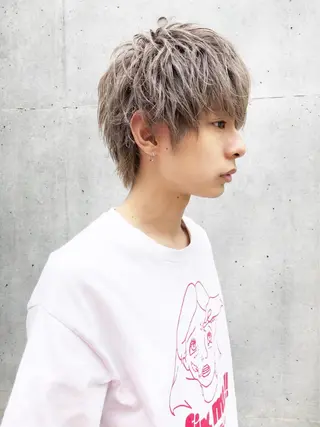 ショート カラー ヘアアレンジ メンズ ✨【公式】渋谷メンズ サロン BLUCK✨のヘアスタイル