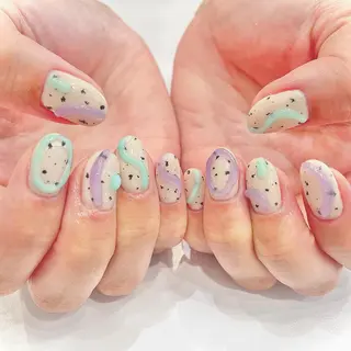 ネイル Ash関内ネイリスト 荒木のネイルデザイン