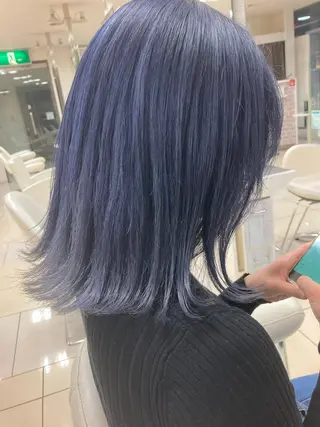 ミディアム 暖色系カラー❤️櫻井 亜美のヘアスタイル