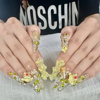 ネイル コネコネイルサロン モデル用のネイルデザイン