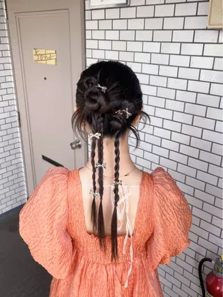 ヘアアレンジ 垢抜けヘアメイク🫧 JURI🪽のヘアスタイル