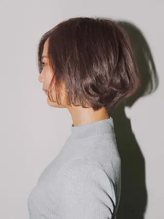 ショート カラー パーマ amie 錦糸町のヘアスタイル