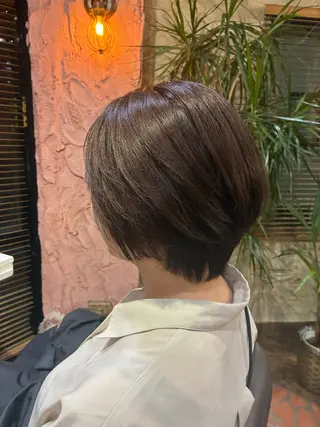 ショート カラー 増田 英二のヘアスタイル