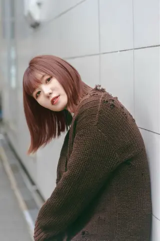 ミディアム カラー ホンマル　モトキ /ボブ/暖色🍊のヘアスタイル