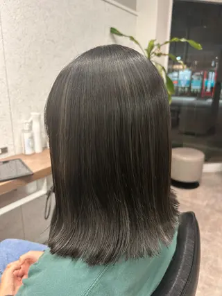 カラー ボブ/透明感カラー/ 髪質改善/🌙/ルナのヘアスタイル
