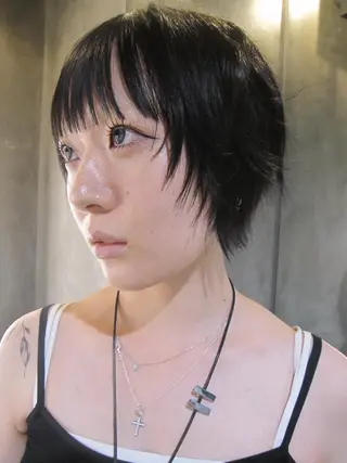 ショート カラー ルカ/ ムードカット🍓のヘアスタイル