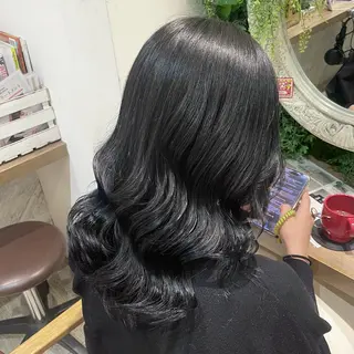 ミディアム カラー 横浜パーマ🌐 暖色カラー🍒もえかのヘアスタイル