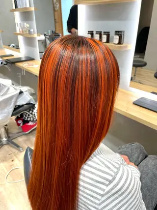 ロング カラー 我舞谷 将人のヘアスタイル