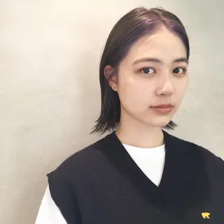 カラー イラブ ちかのヘアスタイル