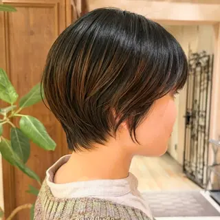 ショート ショートカット / 銀座/ 青山莉奈のヘアスタイル