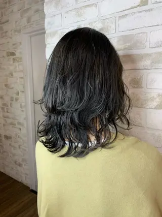 ミディアム り ほのヘアスタイル