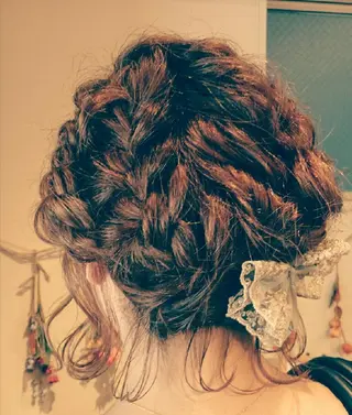 ヘアアレンジ ショート ヘアセット/髪質改善 /カラー/TADOのヘアスタイル