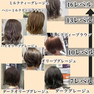 セミロング カラー jill by gisel＿奥家のヘアスタイル