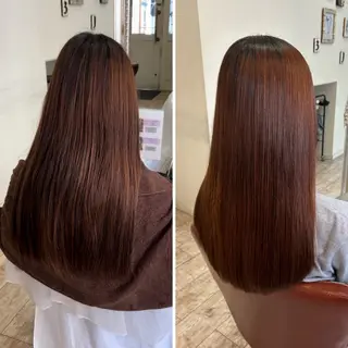 ロング 【艶ヘア】 どうまえのヘアスタイル