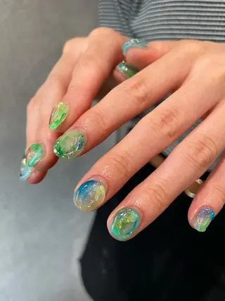 ネイル ナチュラル透明感🌱 小山美樹子のヘアスタイル