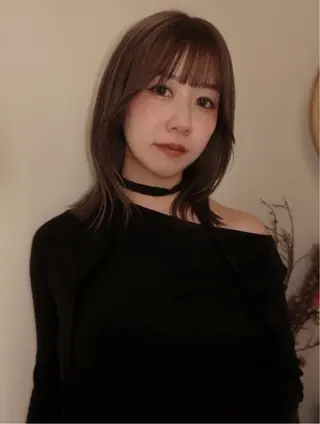 ミディアム カラー alu/心斎橋大阪 ボブ/ブリーチなしのヘアスタイル