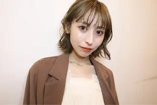 ミディアム 杉本 舞のヘアスタイル