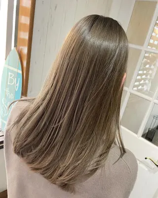 ロング カラー 西川 敏夫のヘアスタイル