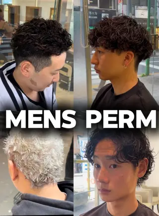 パーマ メンズ 【メンズパーマ職人】 kanata/溝の口のヘアスタイル