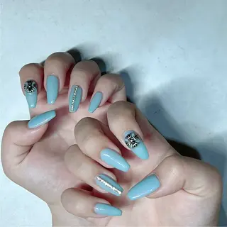 セミロング B_Mila 水戸   萬城のネイルデザイン