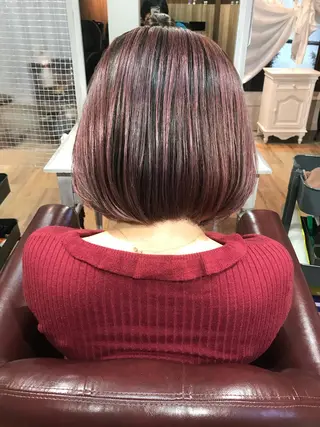 ミディアム カラー Afinar　 tomoのヘアスタイル