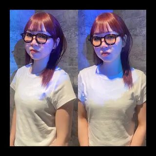 セミロング カラー mai / linoah˚✧のヘアスタイル