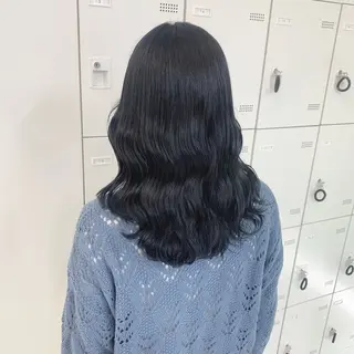 セミロング カラー ヘアアレンジ 【公式】DISCO銀 座🪩トレンド🪽のヘアスタイル