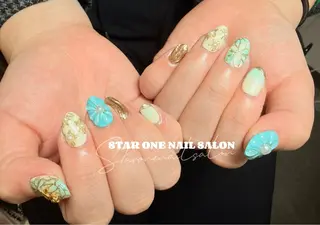 ネイル 星 あみのネイルデザイン