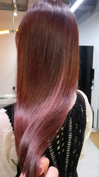 ロング AUBE HAIR tenjin【オーブヘアーテンジン】所属・nene .のヘアスタイル