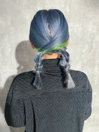 ヘアアレンジ ハイトーン/レイヤー /ケアブリーチ石川治のヘアスタイル