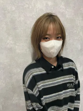 ショート C’LD hair  produce /シールドヘア所属・モテ髪/ボブ/ショー ト/アダチフウトのヘアスタイル