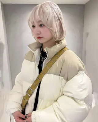 ショート 梅田/ハイトーン /yuriのヘアスタイル