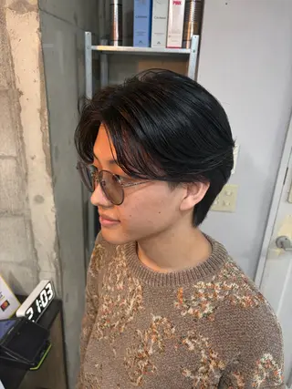 ショート パーマ メンズ lafit kaedeのヘアスタイル