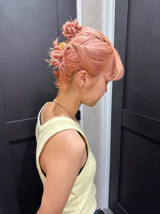 カラー ayaka/暖色 /ニュアンスボブのヘアスタイル