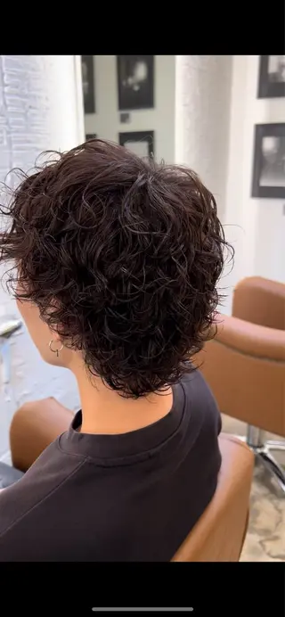 パーマ メンズ AMBERGLEAM Hair&Cloth Yoga所属・Ryo☘縮毛矯正/ メンズ/ブリーチ/のヘアスタイル