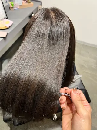 カラー パーマ 堀越 エリのヘアスタイル