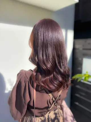 ミディアム カラー ducha所属・DUCHA Tomida naoのヘアスタイル