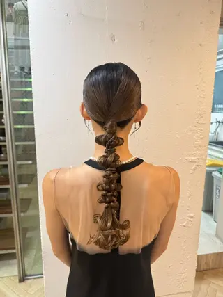 ヘアアレンジ 🍪ﾖｼｲﾊﾙﾈ🍪 ﾗﾍﾞﾝﾀﾞｰｶﾗｰのヘアスタイル