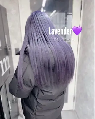 ロング ミルクティー/透明感 カラー🎀YURIAのヘアスタイル