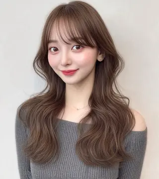 ロング 顔周り指名NO.1 🤍似合わせ／Maoのヘアスタイル