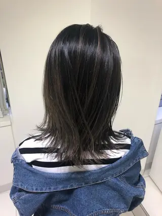ミディアム カラー SALOWIN三軒茶屋店所属・髪質改善/艶髪 やまなかのヘアスタイル