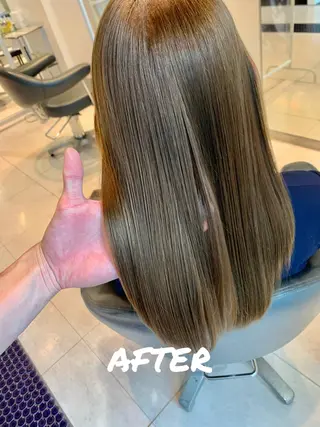 ロング パーマ 👑松山ストレート/ メンズヘア/龍仁👑のヘアスタイル