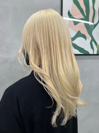 ロング カラー 周りと差のつくハイト ーン🥣AZUKIのヘアスタイル